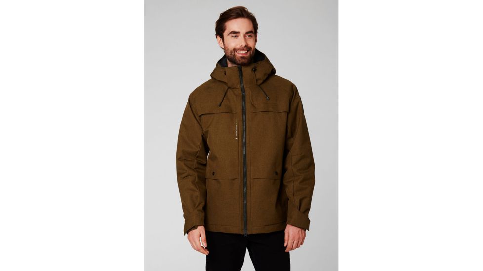 Helly Hansen Chill Parka - Mens, Bark Brown, Large, 53145-763-L
