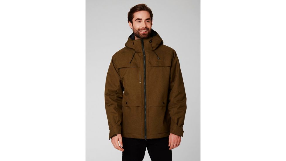 Helly Hansen Chill Parka - Mens, Bark Brown, Large, 53145-763-L