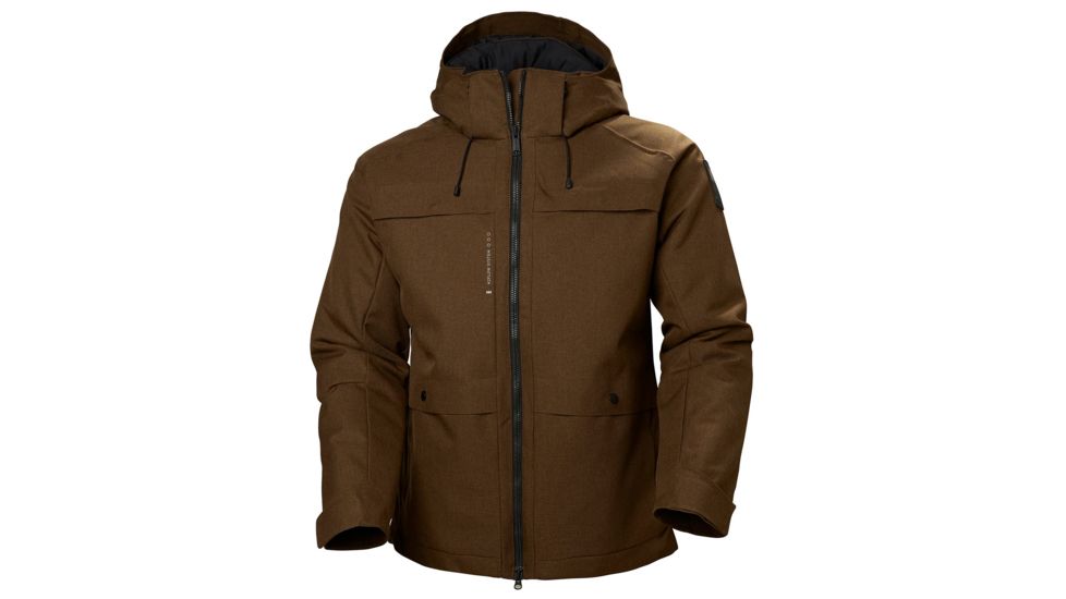 Helly Hansen Chill Parka - Mens, Bark Brown, Large, 53145-763-L
