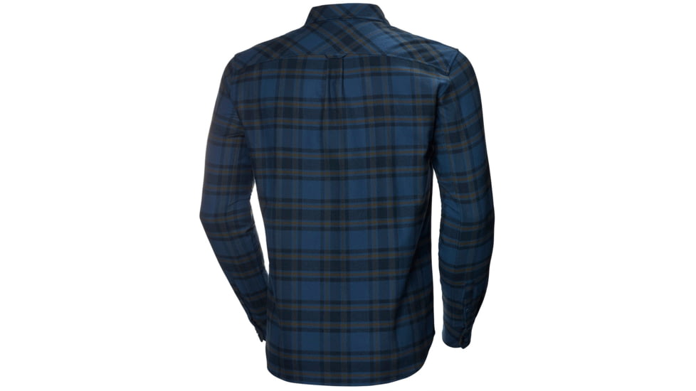 Helly Hansen Classic Check Long Sleeve Shirt - Mens, Blue Fog Plaid, 2XL, 62923-625-2XL