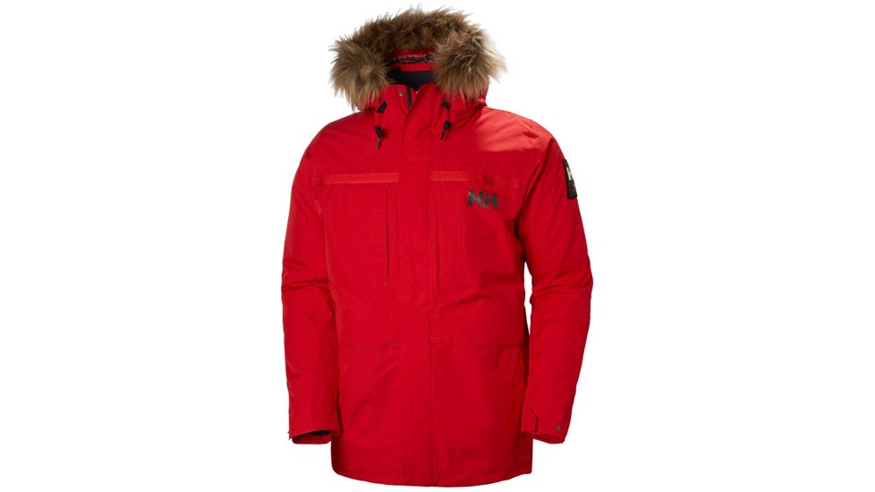 Helly Hansen Coastal 2 Parka - Mens, Flag Red, Medium, 54408-110-M