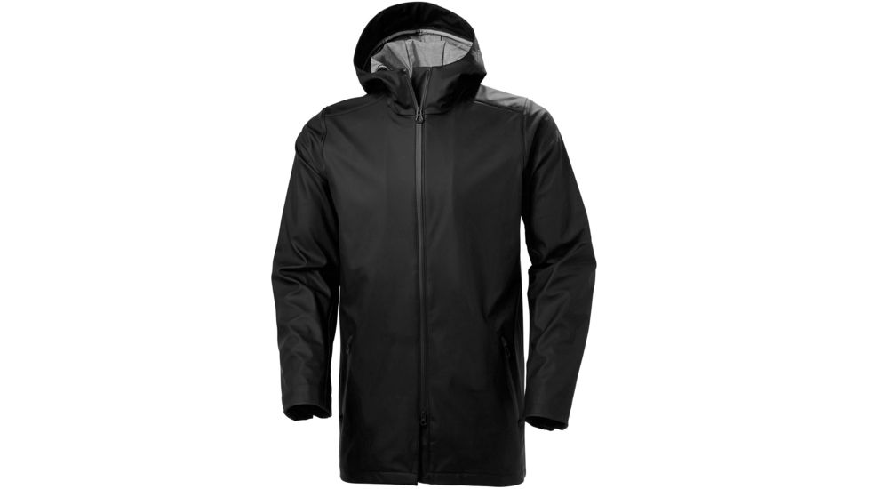 Helly Hansen Copenhagen Raincoat - Mens, Black, Small, 65144-990-S