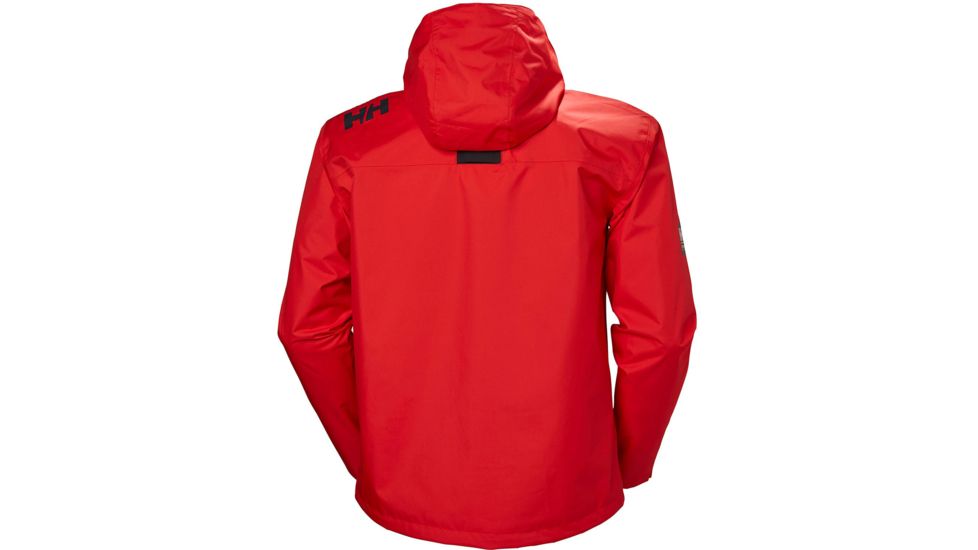 Helly Hansen Crew Hooded Jacket - Mens, Alert Red, Extra Large, 33875-222-XL