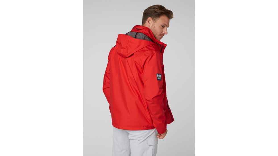 Helly Hansen Crew Hooded Jacket - Mens, Alert Red, Extra Large, 33875-222-XL