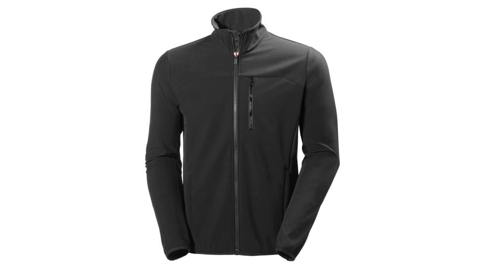 Helly Hansen Crew Softshell Jacket - Mens, Ebony, S, 54412-980-S