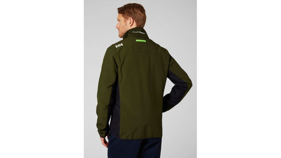 Helly Hansen Crew Softshell Jacket - Mens, Forest Night, Extra Large, 54412-469-XL