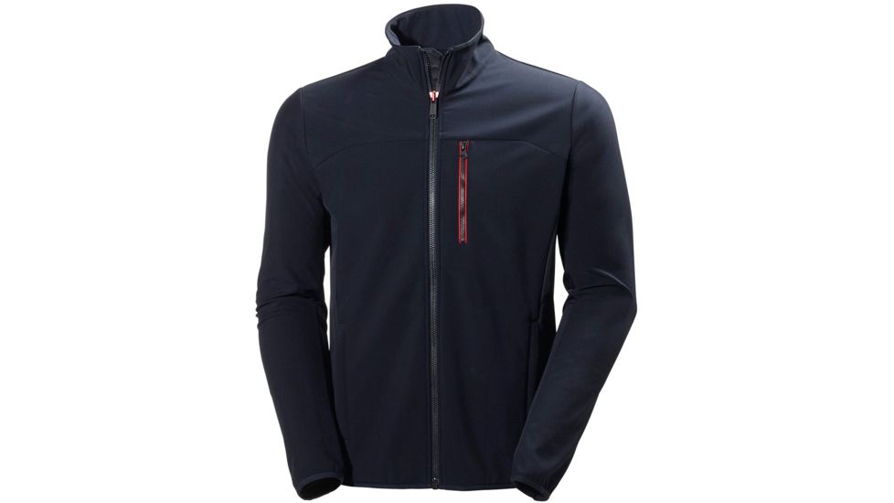 Helly Hansen Crew Softshell Jacket - Mens, Navy, Small, 54412-597-S