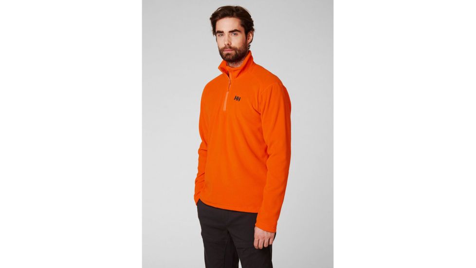 Helly Hansen Daybreaker 1/2 Zip Fleece - Mens, Bright Orange, 2XL, 50844-226-2XL