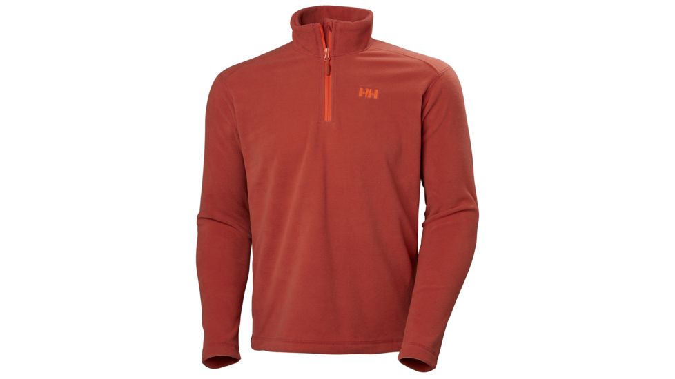 Helly Hansen Daybreaker 1/2 Zip Fleece - Mens, Red Brick, Small, 50844-199-S