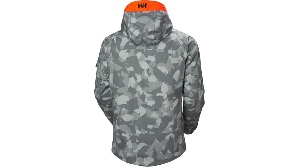 Helly Hansen Garibaldi Jacket - Mens, Quiet Shade Camo, 2XL, 65611-971-2XL