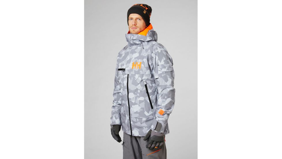 Helly Hansen Garibaldi Jacket - Mens, Quiet Shade Camo, 2XL, 65611-971-2XL