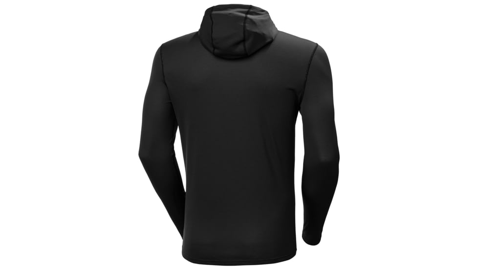 Helly Hansen HH Lifa Active Solen Hoodie, Ebony, Large - Mens, 49347-980-L