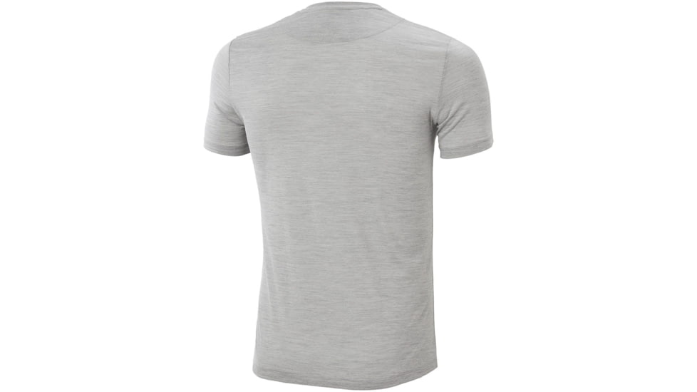 Helly Hansen HH Merino Graphic T-Shirt, Grey Melange, Large - Mens, 49321-950-L
