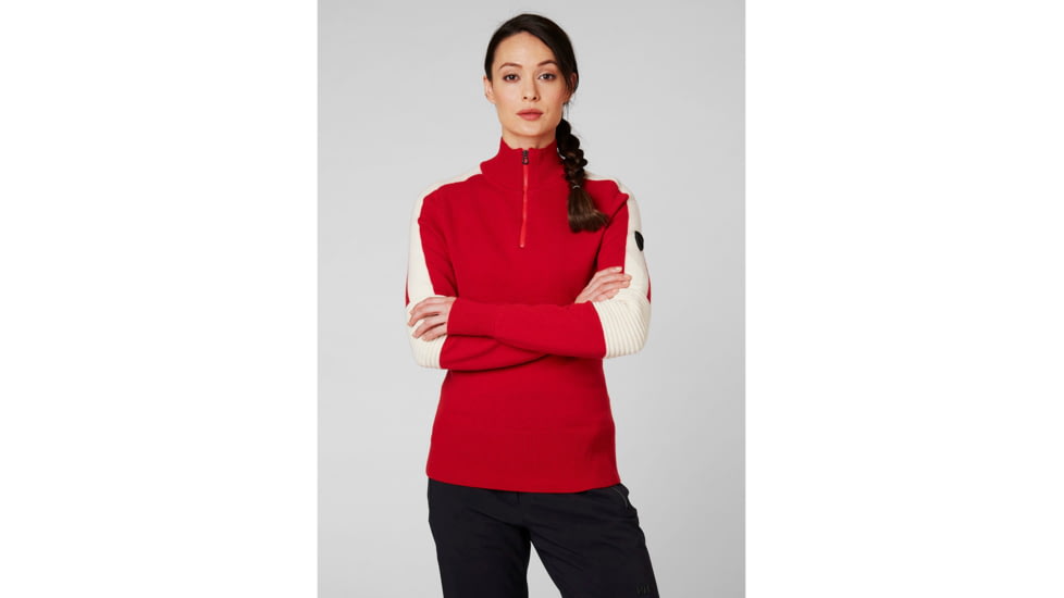 Helly Hansen Hod Knit Sweater - Womens, Alert Red, 2XL, 65697222-2XL