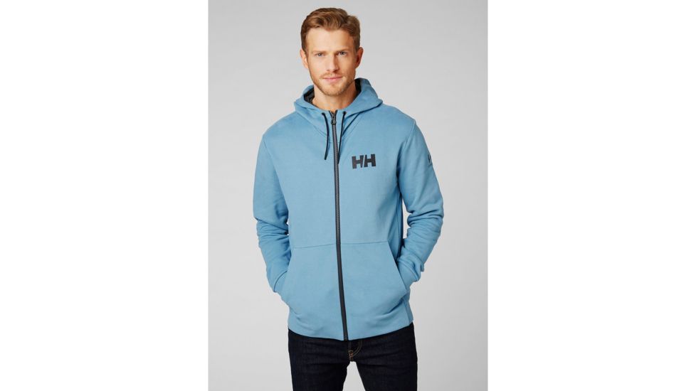 Helly Hansen Hp Atlantic Fz Hoodie - Mens, Blue Fog, 2XL, 34061625-2XL