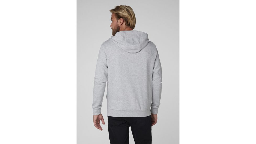 Helly Hansen Hp Atlantic Fz Hoodie - Mens, Grey Melange, Large, 34061949-L