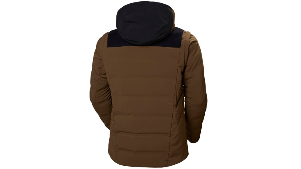 Helly Hansen Kitzbuhel Puffy Jacket - Mens, Bark Brown, Small, 65656-763-S