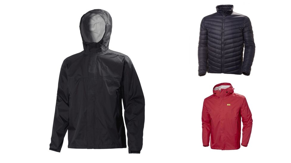 Helly Hansen Loke Jacket - Mens, Black, Jungle Green, Syrah