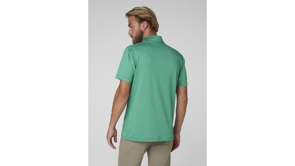 Helly Hansen Oksval Ss Polo - Mens, Pepper Green, Extra Large, 62896471-XL