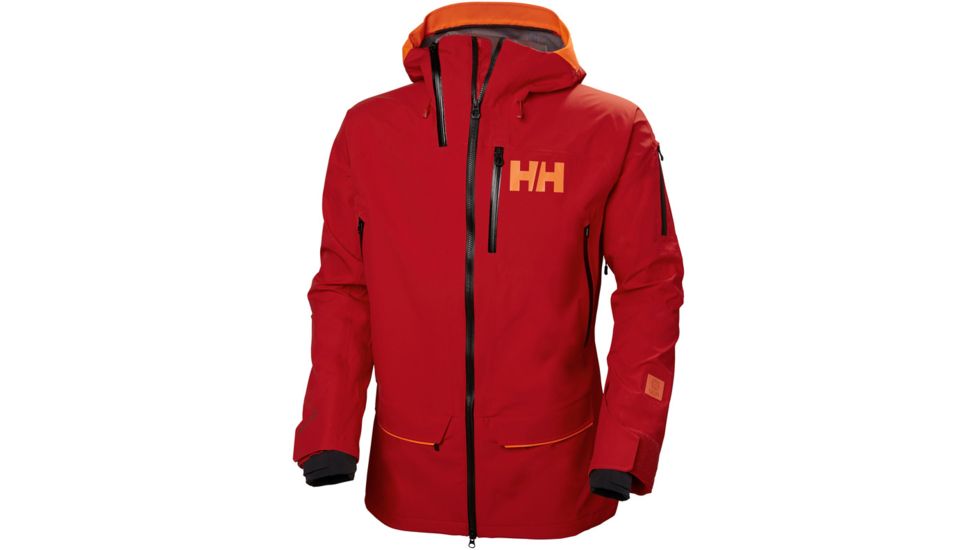 Helly Hansen Ridge Shell 2.0 Jacket - Mens, Alert Red, Small, 65610-222-S