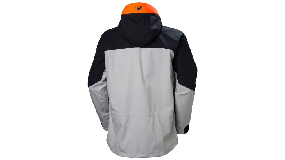 Helly Hansen Ridge Shell 2.0 Jacket - Mens, Light Grey Black, Small, 65610-931-S