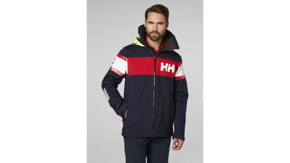 Helly Hansen Salt Flag Jacket - Mens, Navy, 2XL, 33909597-2XL