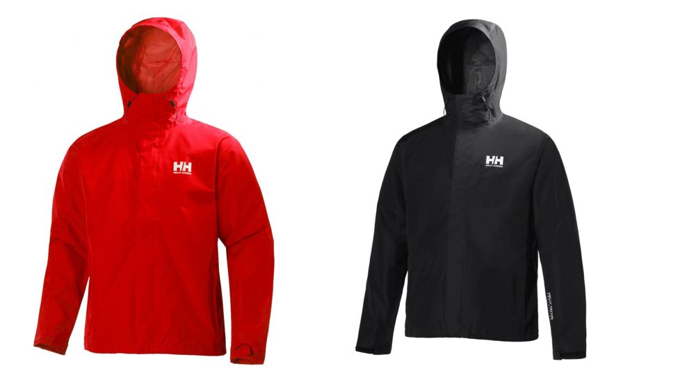 Helly Hansen Seven J Jacket - Mens, Alert Red, Black