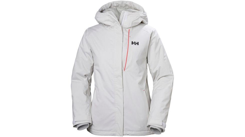 Helly Hansen Snowstar Jacket - Womens, White/Goji Berry, Extra Small, 65623-001-XS