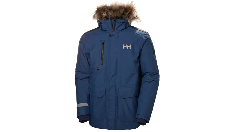 Helly Hansen Svalbard Parka - Mens, North Sea Blue, Small, 53150-603-S