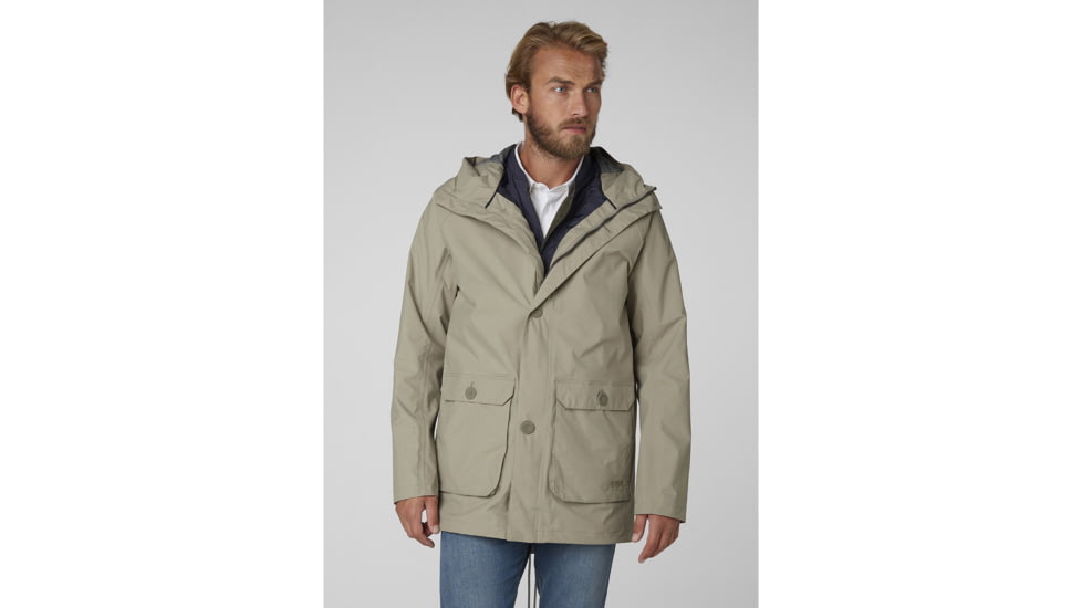 Helly Hansen Tsuyu Rain Coat - Mens, Aluminum, 2XL, 53283706-2XL