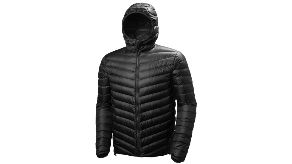 Helly Hansen Verglas Hooded Down Insulator, Black, Large 62773-990-L