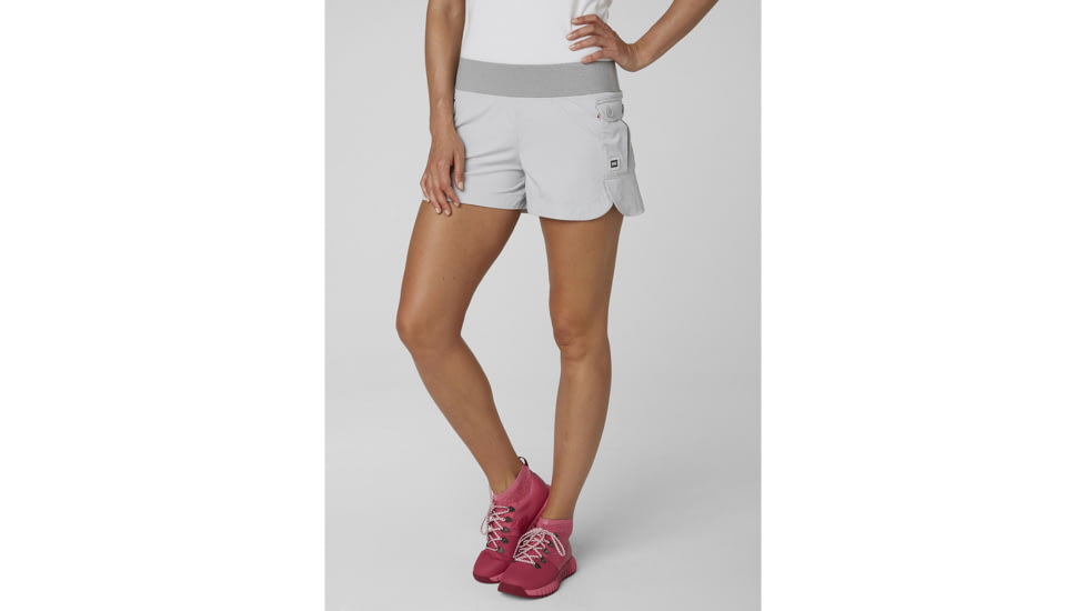 Helly Hansen Vetta Shorts - Womens, Grey Fog, Extra Small, 62873853-XS