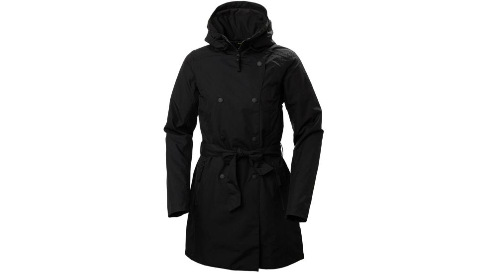 Helly Hansen Welsey II Trench Insulated Jacket - Womens, Black, Medium, 53314-990-M