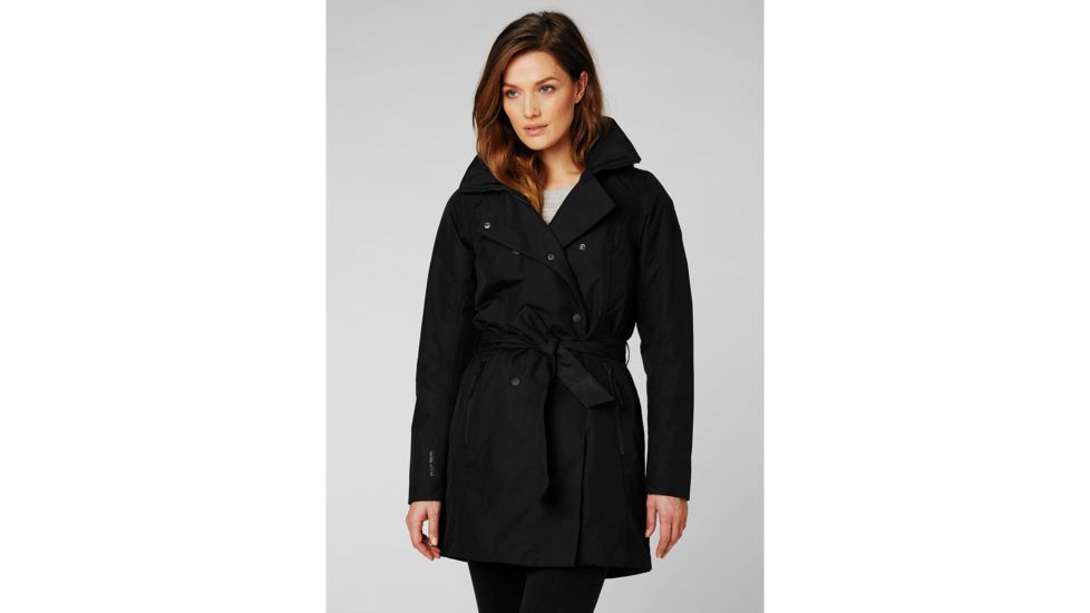 Helly Hansen Welsey II Trench Insulated Jacket - Womens, Black, Medium, 53314-990-M