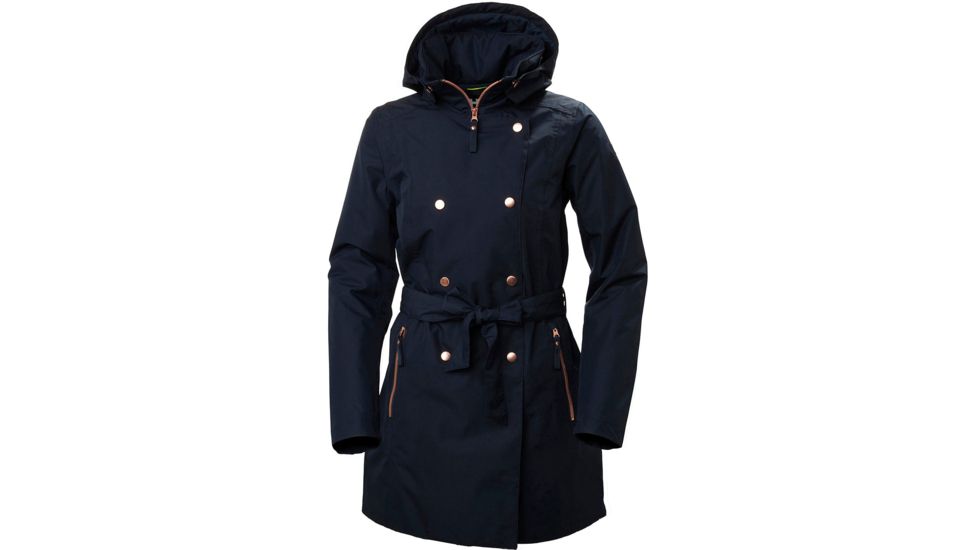 Helly Hansen Welsey II Trench Insulated Jacket - Womens, Navy, Medium, 53314-597-M