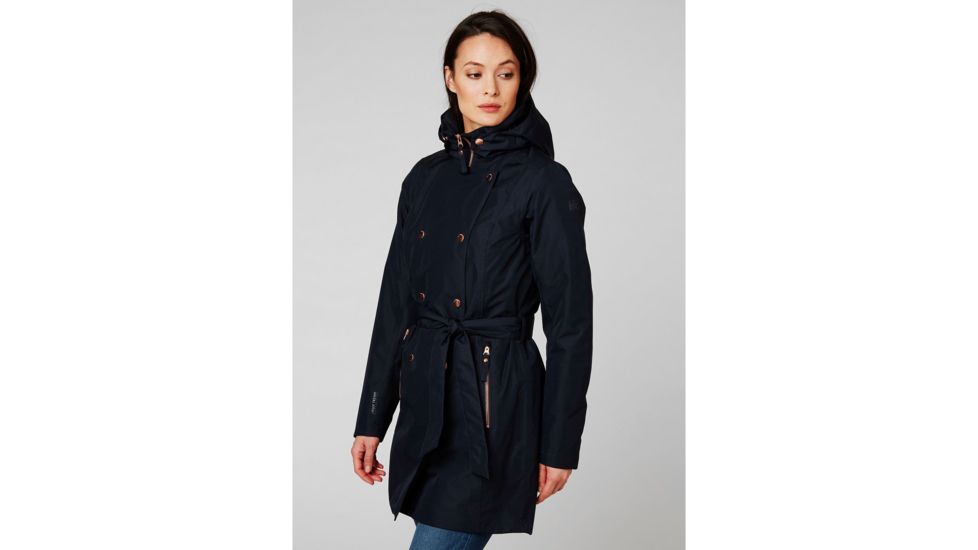 Helly Hansen Welsey II Trench Insulated Jacket - Womens, Navy, Large, 53314-597-L