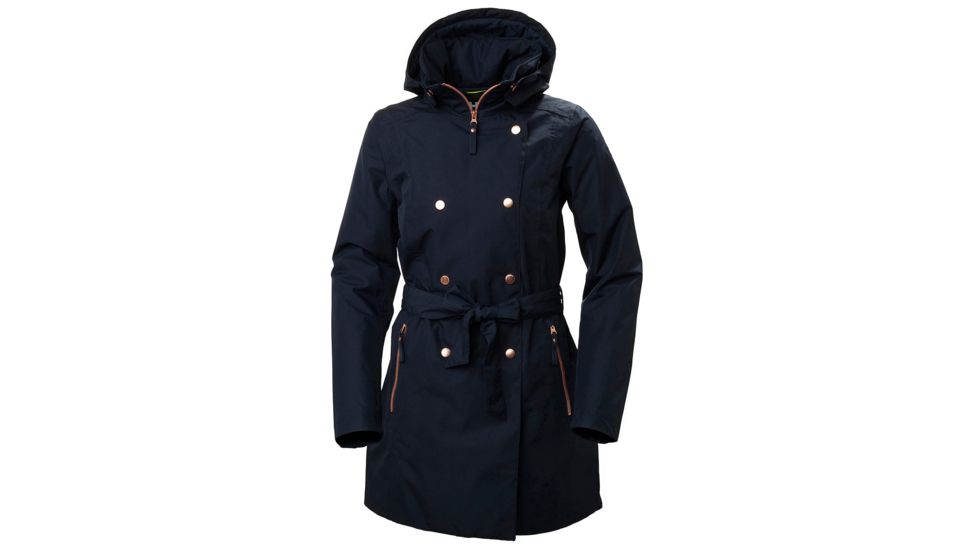 Helly Hansen Welsey II Trench Insulated Jacket - Womens, Navy, Large, 53314-597-L