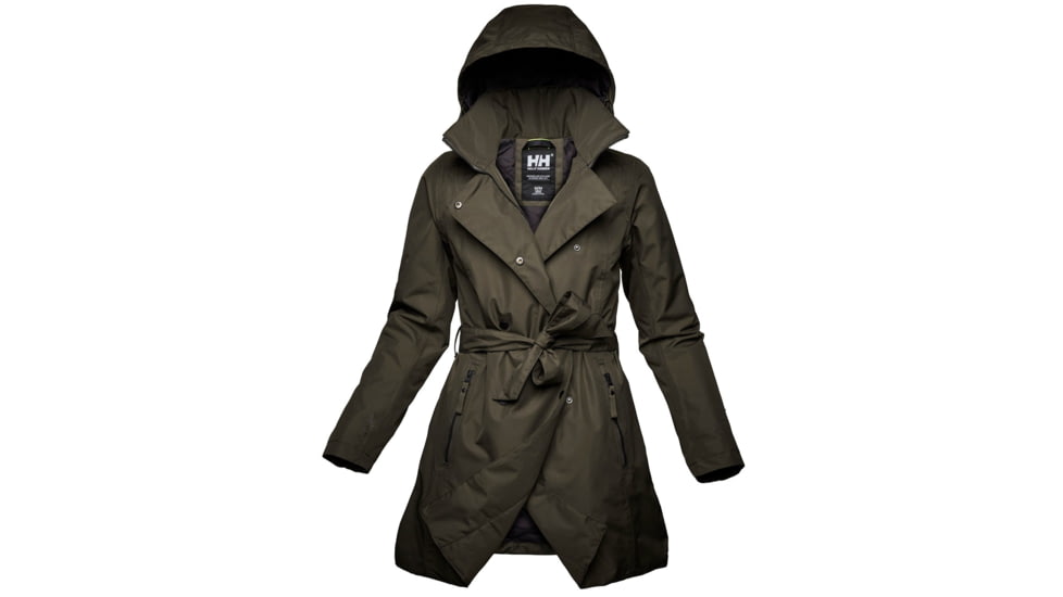 Helly Hansen Welsey Lightweight Trench Insulated Jacket - Womens, Beluga, Small, 53314482-S