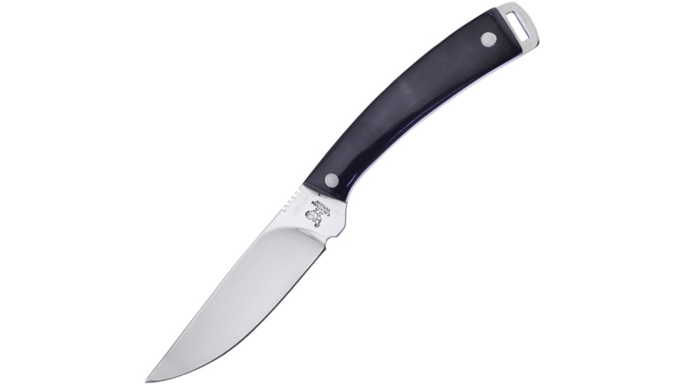 Hen &amp; Rooster Buffalo Horn Skinner Knife, 3.25 mirror finish 440 stainless blade, Buffalo horn handle, HR-5019BH