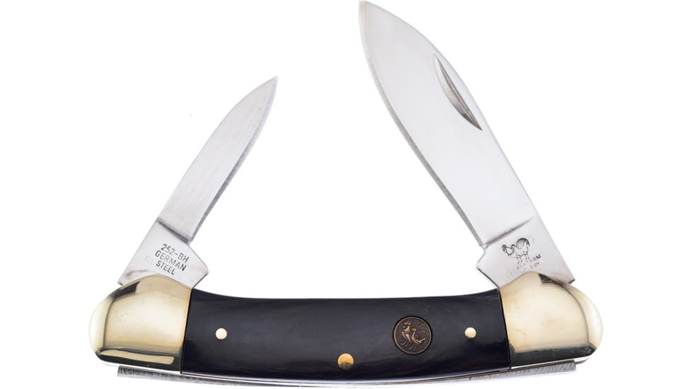 Hen &amp; Rooster Canoe Buffalo Horn