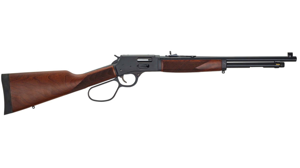 Henry Repeating Arms Big Boy Steel Side Gate Large Loop Lever Action Rifle, .44 Remington Magnum, 16.5in Barrel, 1-20, Walnut Stock, Blued, H012GR-FRRMPG