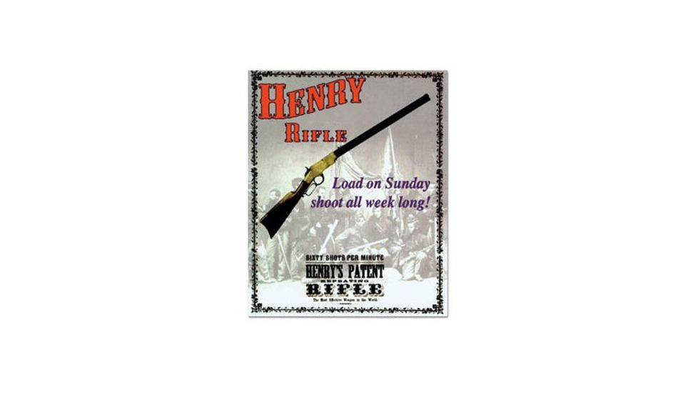 Henry Repeating Arms Co 12.5in x 16in Wall Tin HSG191