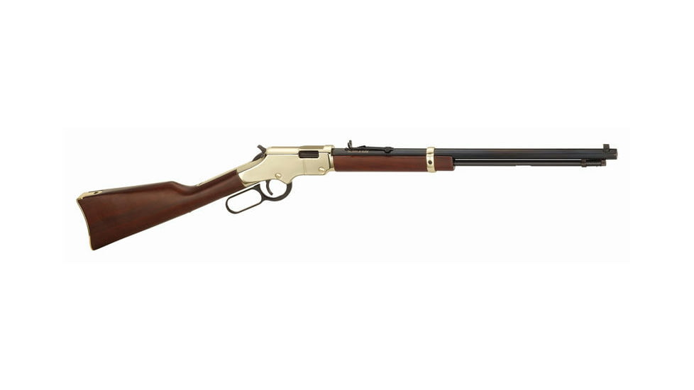 Henry Repeating Arms Golden Boy Walnut Lever Action Rifle, 17 Hornady Magnum Rimfire, 20in Barrel