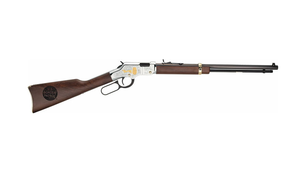 Henry Repeating Arms Golden Boy Us Border Patrol Engraved Lever Action Rifle, .22 Long Rifle, 20in Barrel