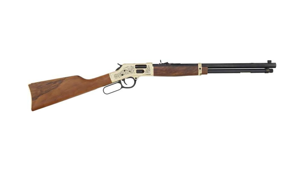 Henry Repeating Arms Big Boy Brass Side Gate Deluxe Edition Lever Action Rifle, .357 Magnum/.38 Special, 20in Barrel