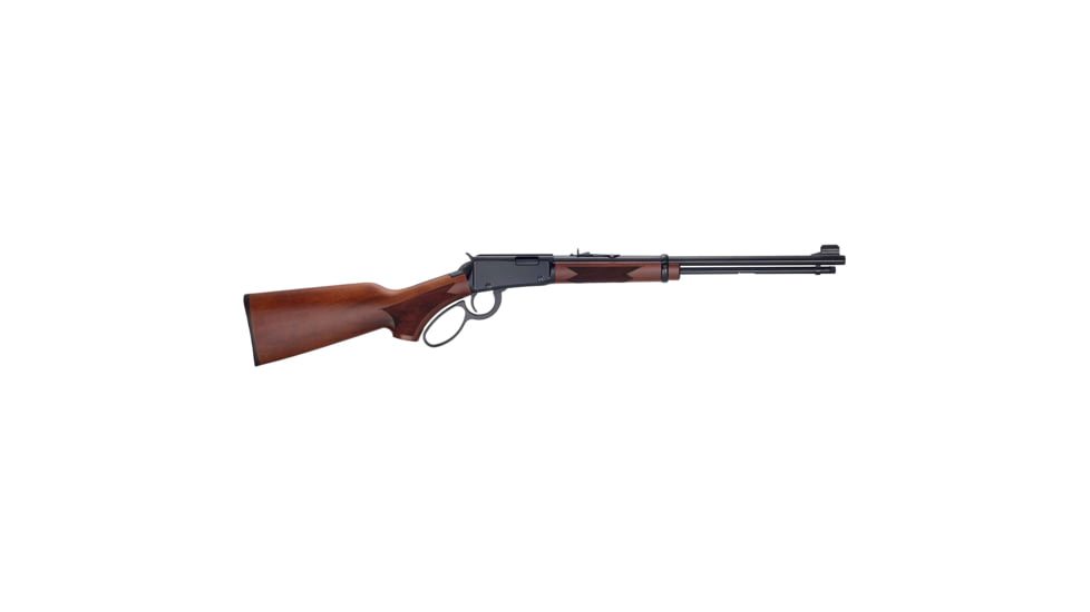 Henry Repeating Arms H1 Western Lever Action Rifle, .22 Long Rifle, 18.5 inch Barrel, 1-16 Twist, Walnut, Wood, 15 Round Capacity, Wood, H001PG-22