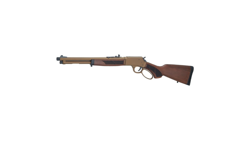 Henry Repeating Arms H12 Explorer Lever Action Rifle, .357 Magnum/.38 Special, 16.5 inch Barrel, 1-16 Twist, Synthetic, Wood, 7 Round Capacity, Wood, H012XCW-357