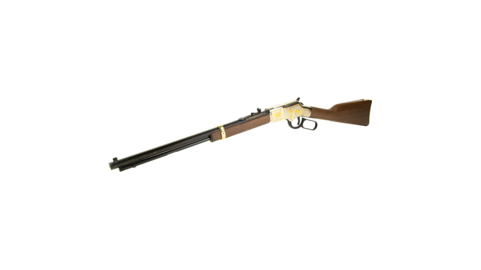 Henry Repeating Arms H4 Eagle Scout Tribute 2nd Edition Lever Action Rifle, .22 Long Rifle, 20 inch Barrel, 1-16 Twist, Walnut, Wood, 16 Round Capacity, Wood, H004ES2