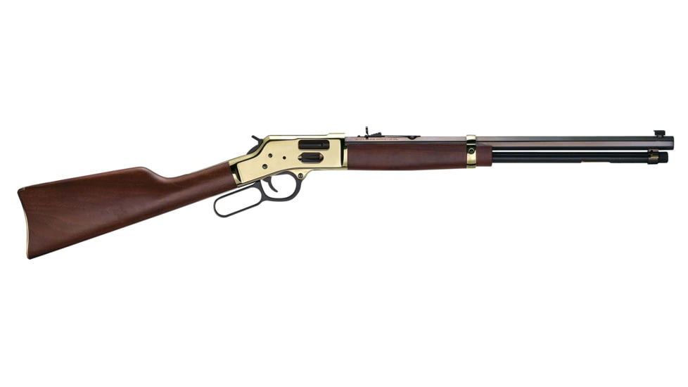 Henry Repeating Arms Big Boy Brass Side Gate Lever Action Rifle, .357 Magnum/.38 Special, 20in Octagon Barrel, 1-38, Walnut Stock, Brass, H006GM-FRRMPG