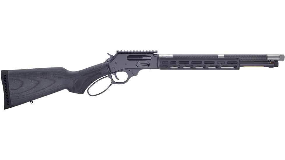 Henry Repeating Arms SPD Hush Series Lever Action Rifle, .45-70 Government, 16.5in 5/8x24 TPI Barrel, 1-22, Laminate Grey Stock, Blued, H010H-FRRMPG